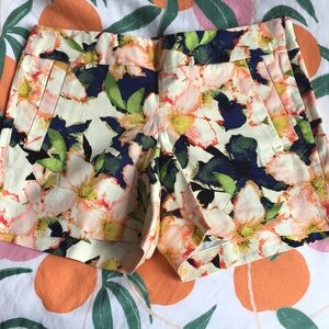 J Crew Factory Floral Shorts